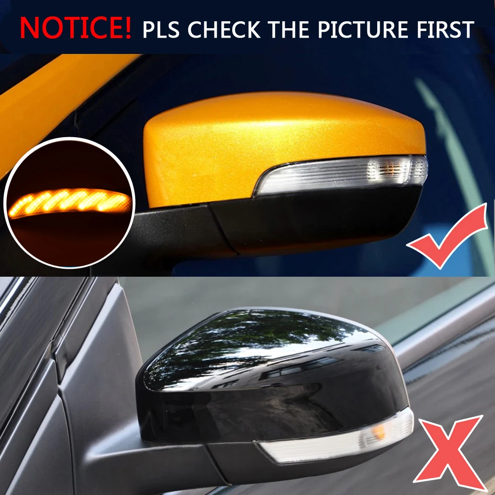 Светодиодный индисветильник поворота для Ford Focus 3 MK3 Kuga Escape EcoSport C-Max - купить по