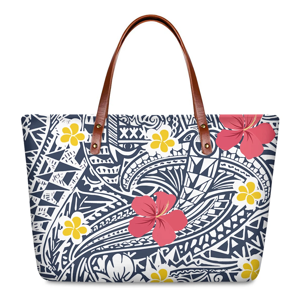 Роскошные Дизайнерские брендовые сумки полинезийская традиционный принт Трайбл