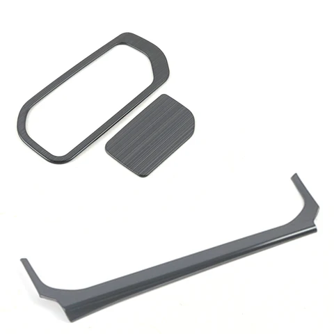 УГЛЕРОДНЫЙ внешний вид, хромированный для Haval F7 F7X 2019 2020, ручка перчаточного ящика, кондиционерная панель, рамка, крышка, отделка, наклейка, нержавеющая сталь