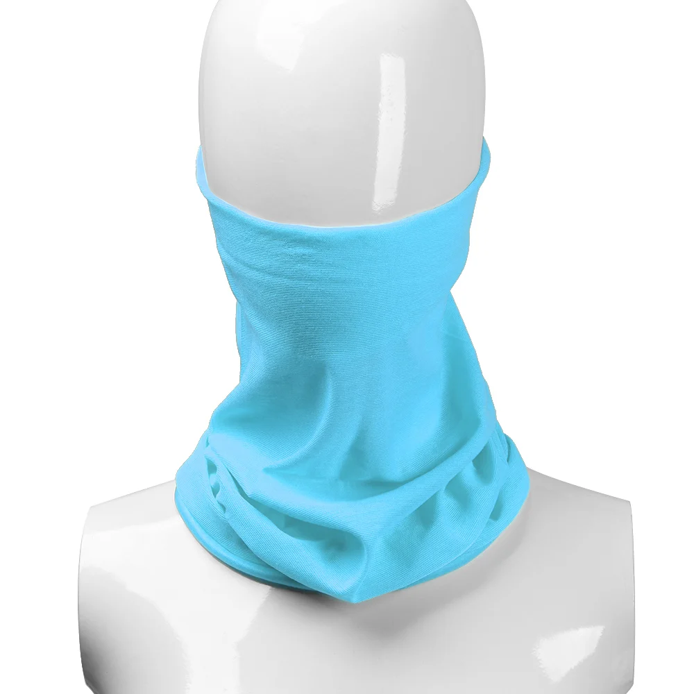 Polyester lake blue Модные зимние шарфы для женщин, шарфы с кольцом, шейный платок, толстые теплые аксессуары для шеи, детский шарф с воротником - Цвет: Polyester lake blue