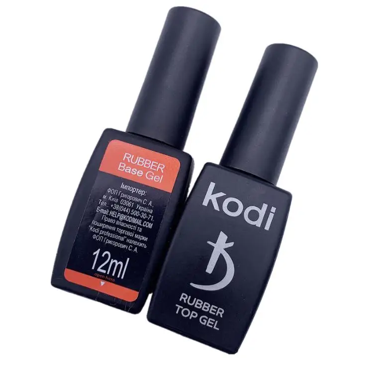 12ml base and top KODI гель Профессиональный 12 мл резиновое Базовое покрытие гель лак УФ грунтовка для ногтей щебень верхнее покрытие Гибридный Полупостоянный гель - Цвет: 12ml base and top