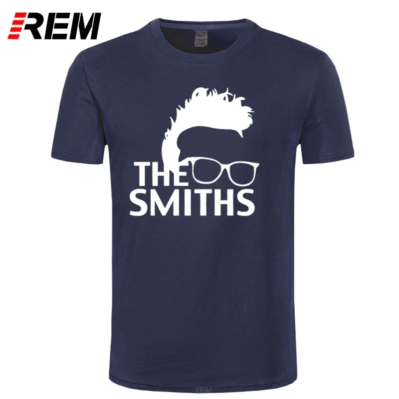 Футболка REM The Smiths Винтажная футболка в стиле ретро с принтом Морисси 80 белая рок