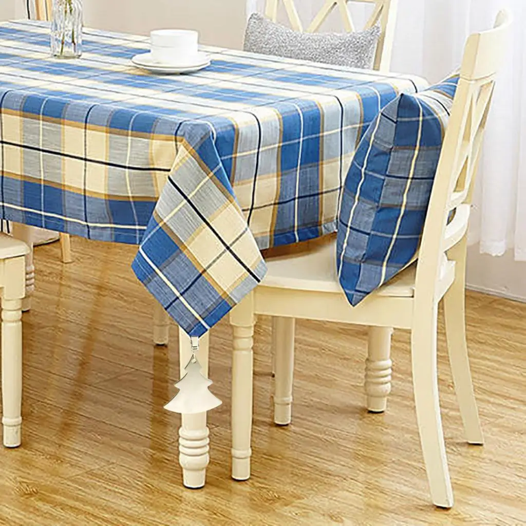 

4Pcs Stainless Steel Tablecloth Clip Creative Table Cloth For Picnic