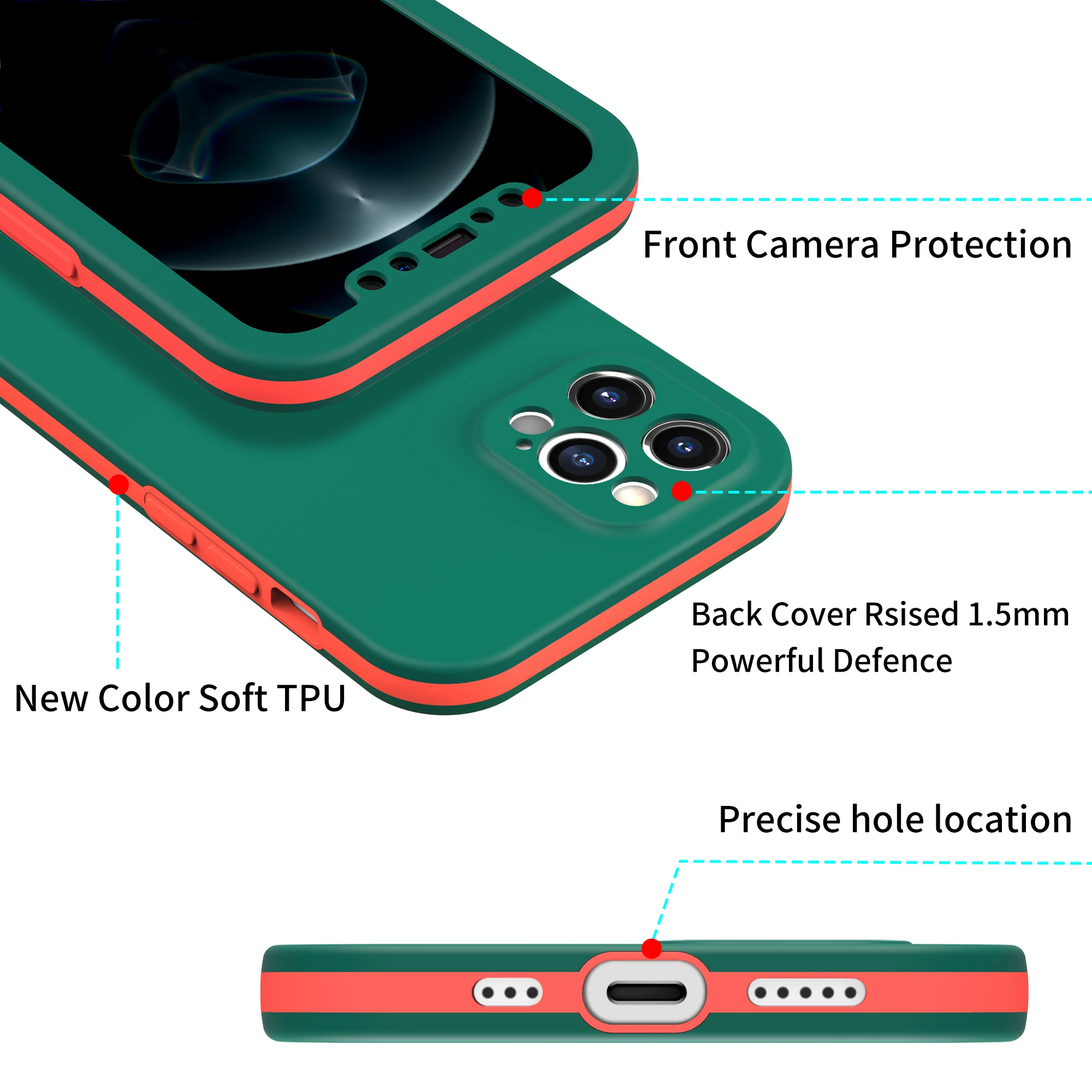 new creative two color 360 phone case for xiaomi redmi note poco 10 4g nfc prime 10s pro max 9 9s x3 f3 anti fall protect cover free global shipping