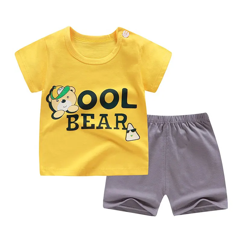Детская футболка и шорты из натурального хлопка на возраст от 6 месяцев до 7 лет |