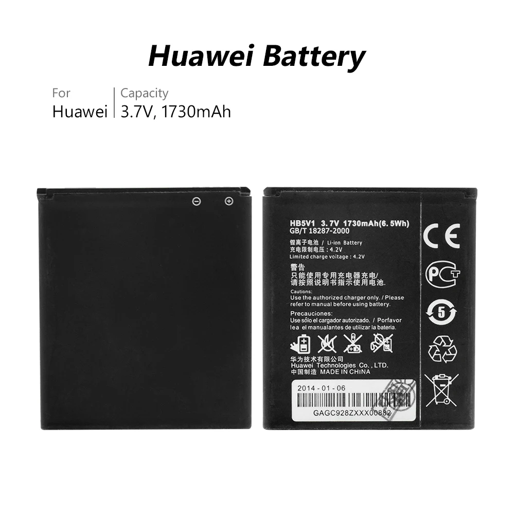 HB5V1 литиевая батарея для телефона Huawei G350 W1 Y300C Y360 Y511 Y516 Y541 Y560 U8833 Y336 Y500 Y520