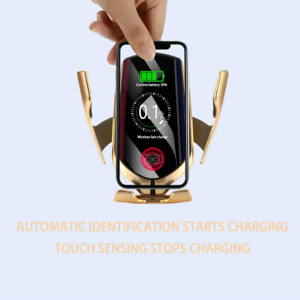 

Car Wireless Charger Suction Cup Bracket Intelligent Induction Car Bracket for 4 Inch to 6.5 Inch Screen Model FBS889