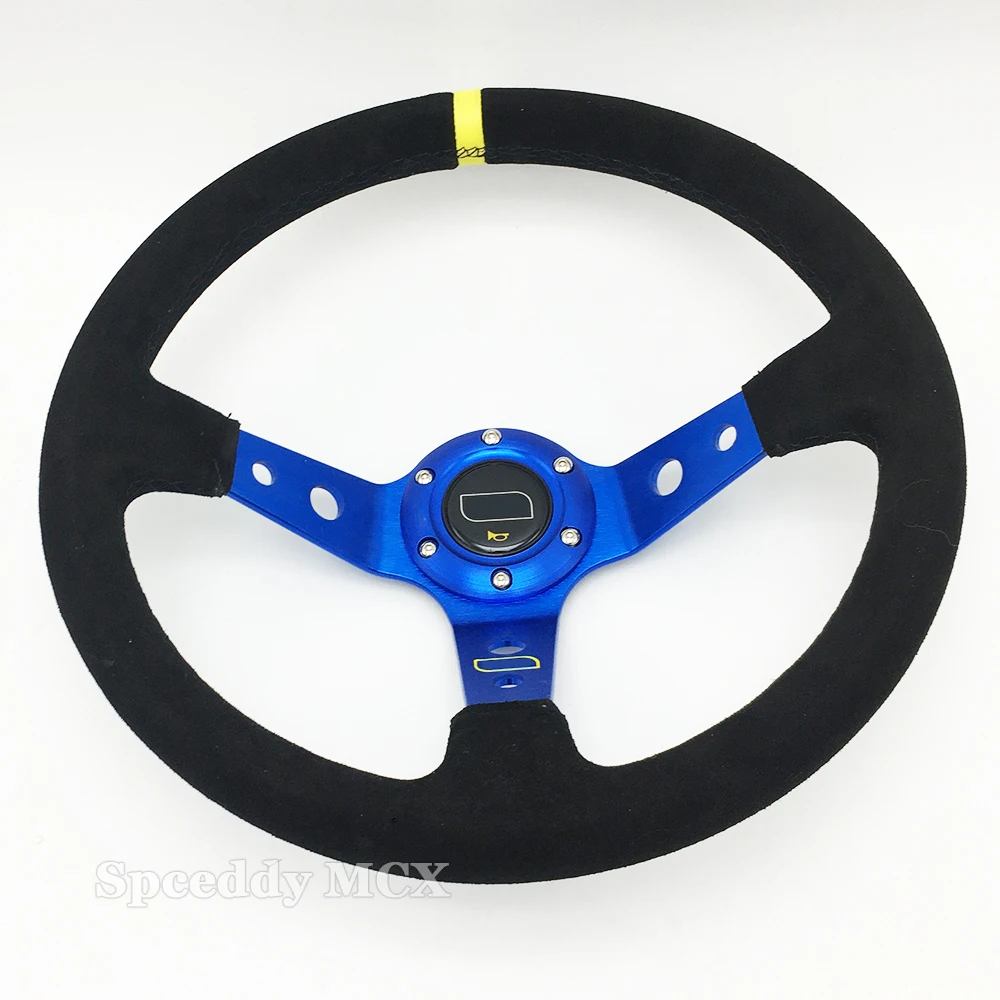 Спортивное универсальное рулевое колесо OM * 14 дюймов 350 мм Гоночное Автомобильное