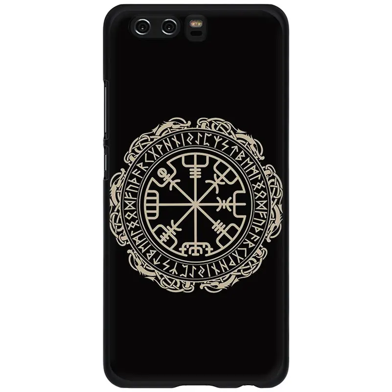 EWAU Viking Vegvisir Odin скандинавский мягкий чехол для телефона huawei Honor view 20 9X 6A 7A 7C 7X 8C 8X Pro 8 9 10 Lite - Цвет: B5