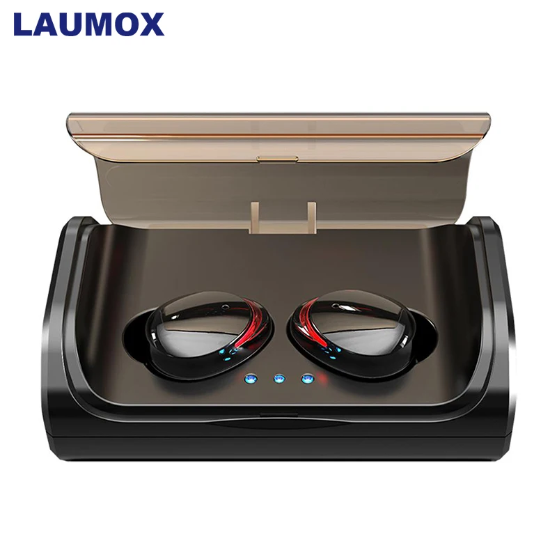 LAUMOX TWS T8 Bluetooth наушники 5 0 беспроводные вкладыши глубокий бас стерео IPX7