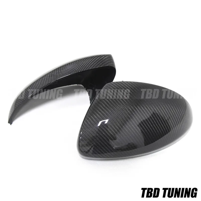 Item A Для Volkswagen VW Tiguan Sharan сменный стиль зеркало заднего вида из углеродного волокна Cover2009 2010-2013 - Цвет: Item A