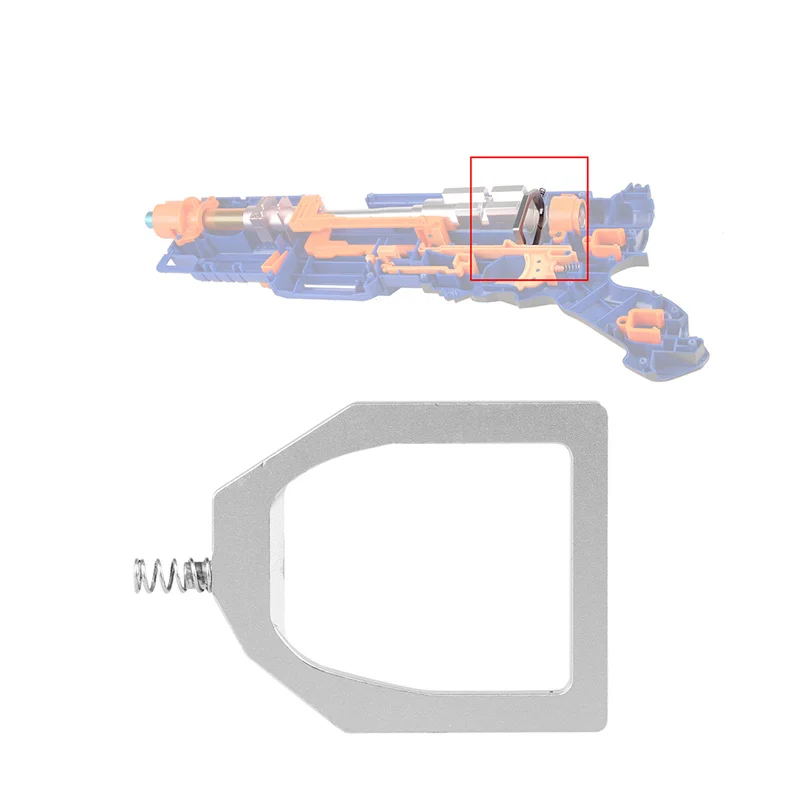 Рабочий Releaser 3G-LJ-W0401 для работника для NERF CS-6 LONGSTRIKE короткий бластер внешние модифицированные аксессуары-серебро
