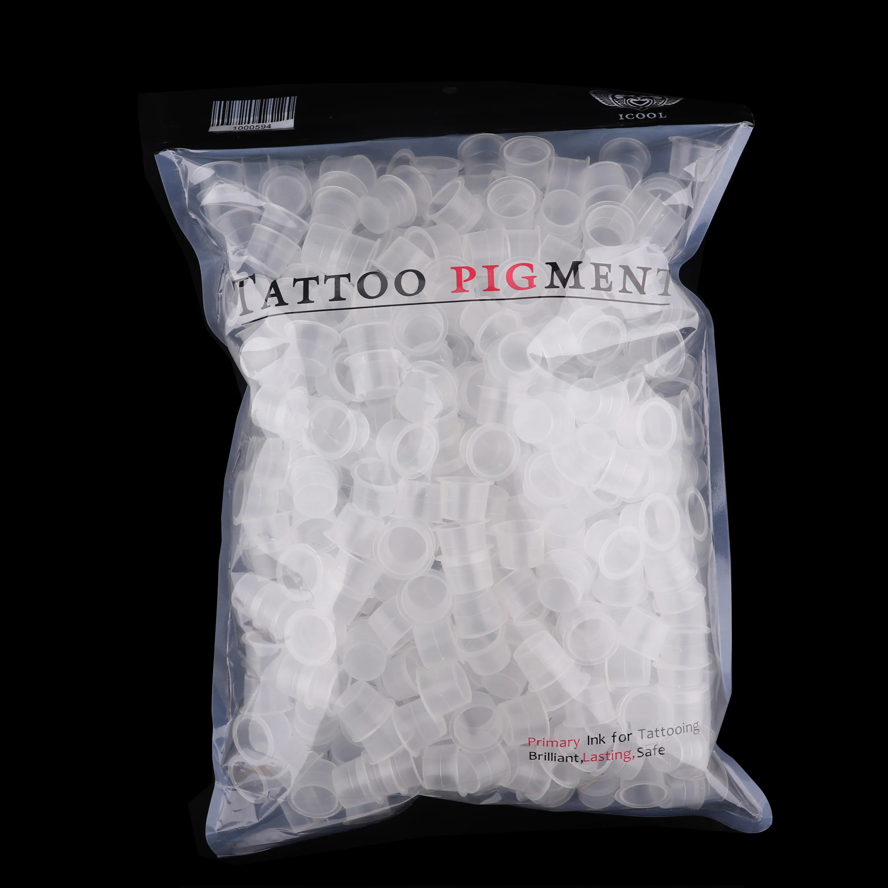 500 шт. одноразовые пластиковые чернила для татуировок 8 мм|pigment cups|permanent makeup cupspigment
