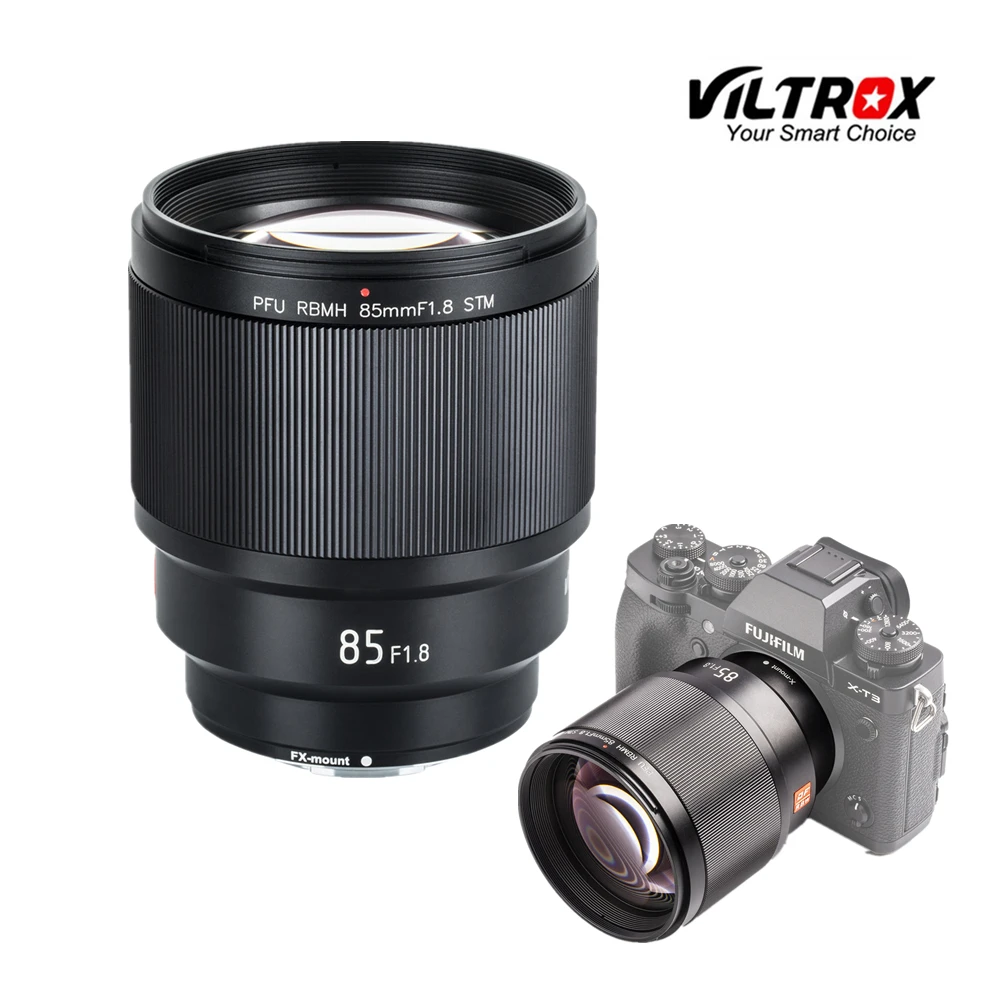 Объектив VILTROX 85 мм f/1 8 STM с автофокусом объектив фиксированным фокусом F1.8 для