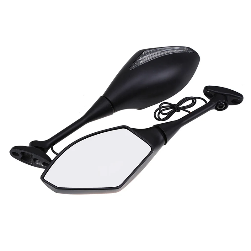 Светодиодные мотоциклетные зеркала POSSBAY сигналы поворота боковые мотоциклетное