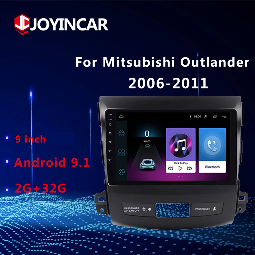 

Android 9,1 автомобильное радио GPS навигация WIFI BT мультимедийный плеер для Mitsubishi Outlander xl 2 2006 2007-2011 2din сенсорный экран