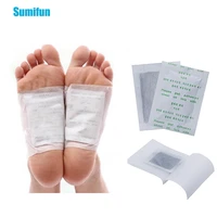2pcs foot care natural plant body toxins herbal medical plaster detox foot pads bamboo vinegar adhesive patches c1468