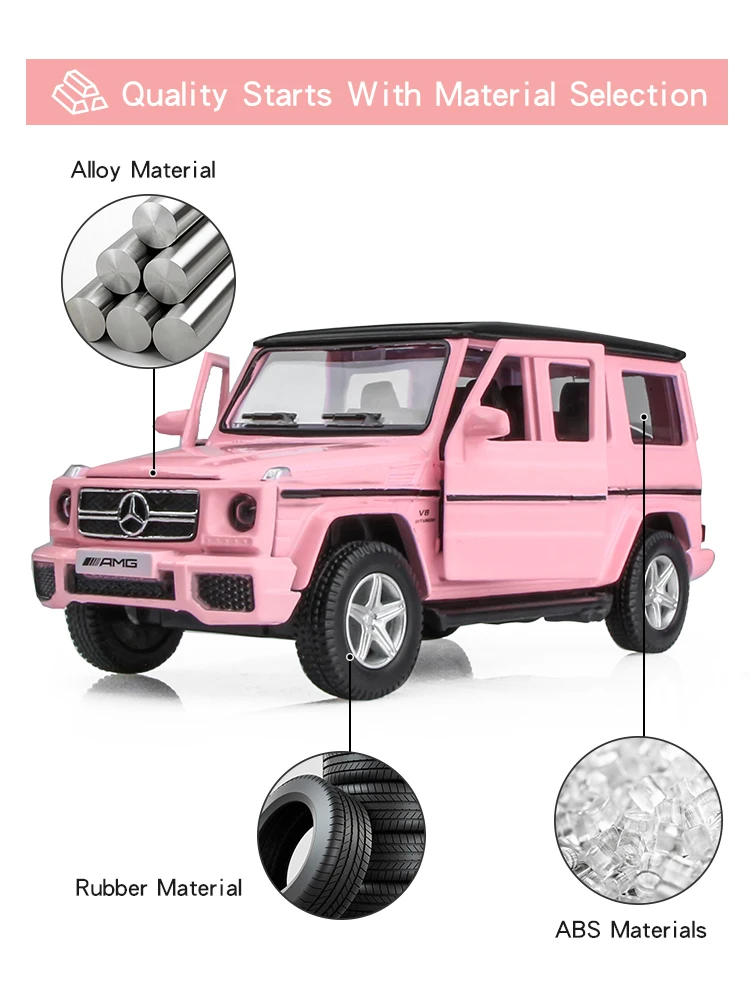 Игрушки для девочек подарки девушки серия RMZ city Pink литой игрушечный автомобиль