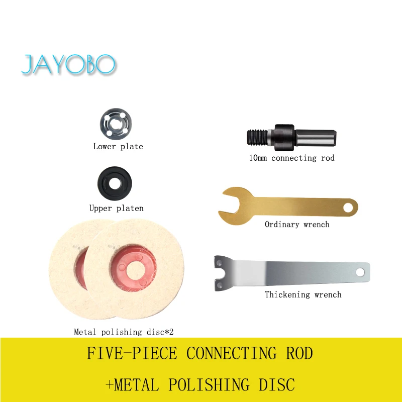 

JAYOBO (Disco de pulido de meta)Para Conectar Conjunto De Varillas De Mano Taladro Elctrico Conversin ngulo De Cabeza Cambian