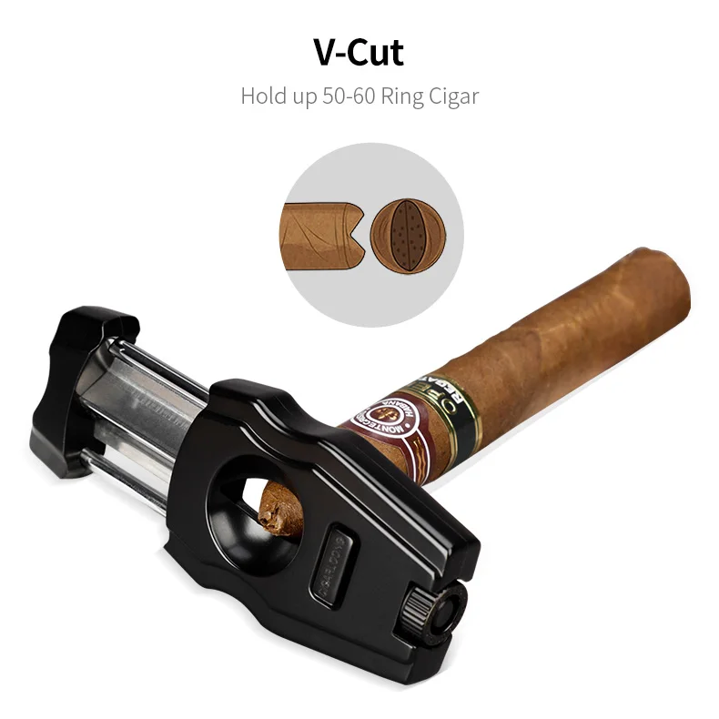 CIGARLOONG портативный металлический резак для сигар из нержавеющей стали Роскошные гаджеты шесть цветов на выбор V сигары резак CL-JV001