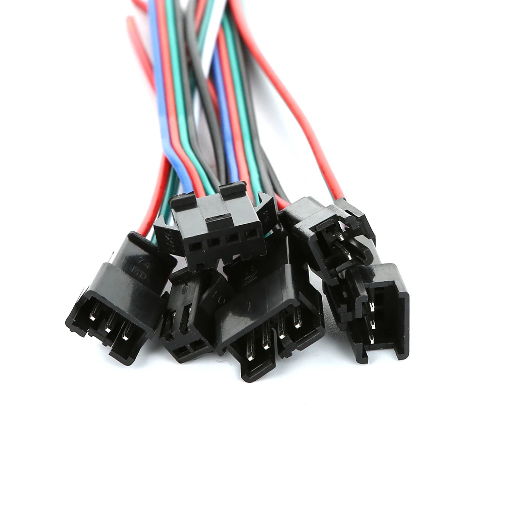 5 пар 2 3 4 pin jst разъем мужской/женский 2pin 3pin 4pin 5pin SM провод кабель pigtail для