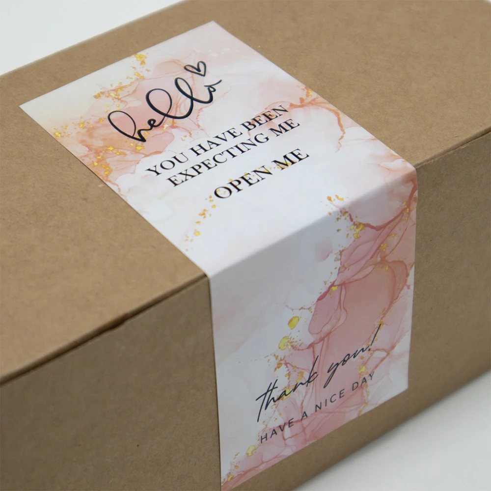 

10-30pcs Thank You Decoration Waterproof Stickers Seal Labels Small Business Commodity Packaging Sealing Stickers Package Label