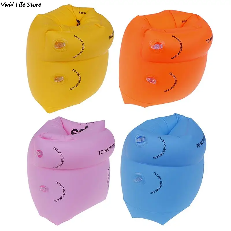 

2pair(4pcs) Protable PVC Inflatable Armbands Swimming rings Aid Children Floats Arm Bands Inflatable Safety Swim Water Rings