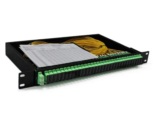 Оптическая Клеммная коробка 1U стойка крепления с ABS box 2x32 Оптический Сплиттер