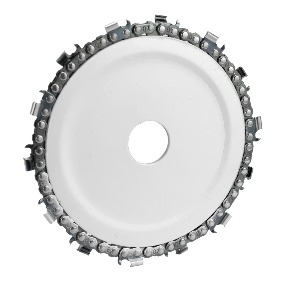 125mm 16 Tooth Stainless Steel Grinding Machine Woodworking Disc Grooving Chains Wood Carving Cutting |