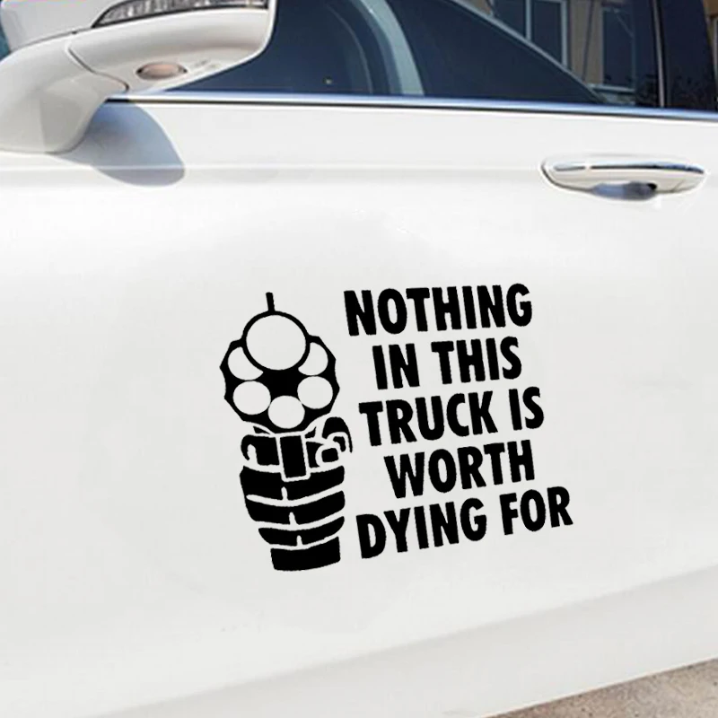 

Car Stickers Funny Words Decals Styling Reflective Personalise Waterproof External Decoration Motorcycle Auto Accessories 1pc