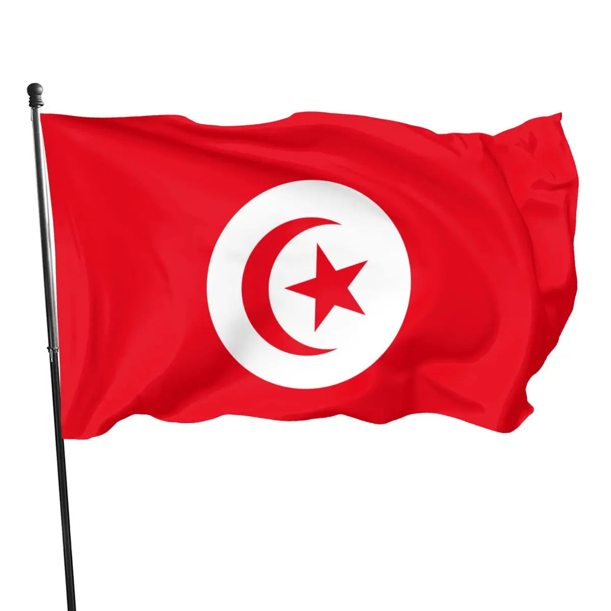 

90cmX150cm Tunisia Tunisie TUN .tn National flag Decorative flag