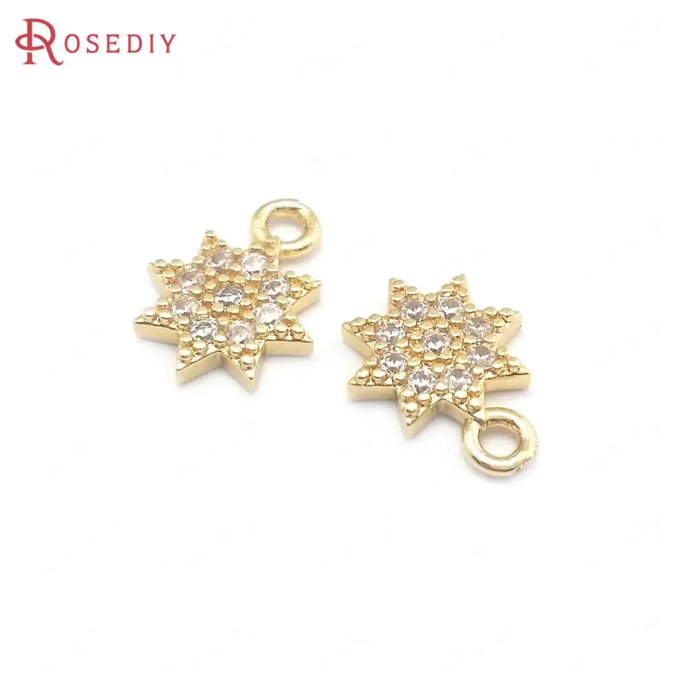 

Латунь и циркон цвета шампанского, 10 шт., 12 Х9 мм, 24 К, аксессуары для изготовления ювелирных изделий, фурнитура «сделай сам»