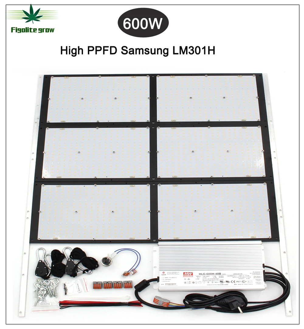 2020 новый высокий PPFD Lm301H DIY Dimmable 600 Вт Quantum Tech V3 LED Samsung доска QB288 темно красный 660nm УФ