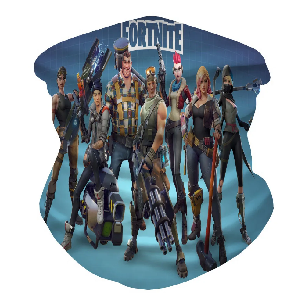 Шарф Fortnite для защиты лица взрослых шарф унисекс подростков защита от пыли с