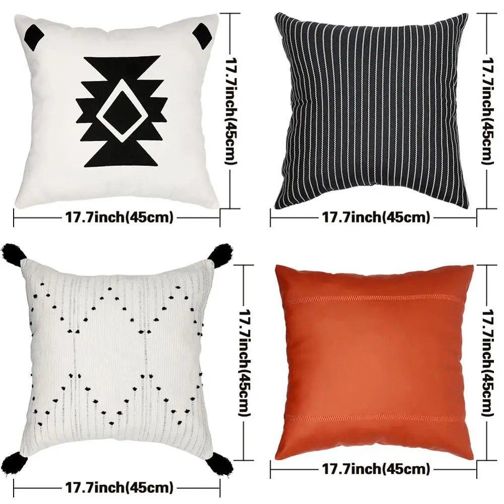 Наволочка для подушки OurWarm в стиле бохо декоративная наволочка полоску 45 см x