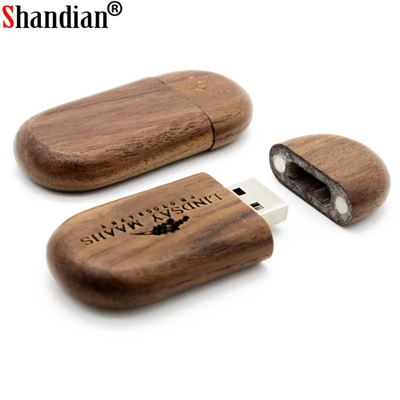 SHANDIA) 1 шт./набор бесплатная изготовленным на заказ логосом деревянный USB2.0 флеш