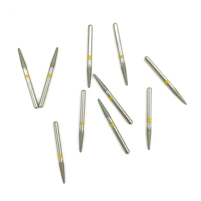 10 шт. стоматологических алмазных боров (сверла стоматологические боры Dia-боры для