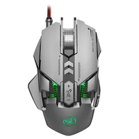aluminum alloy wired mouse 6400dpi with magnetic counterweight block sports game chip adjustable definition gaming mouse gamer