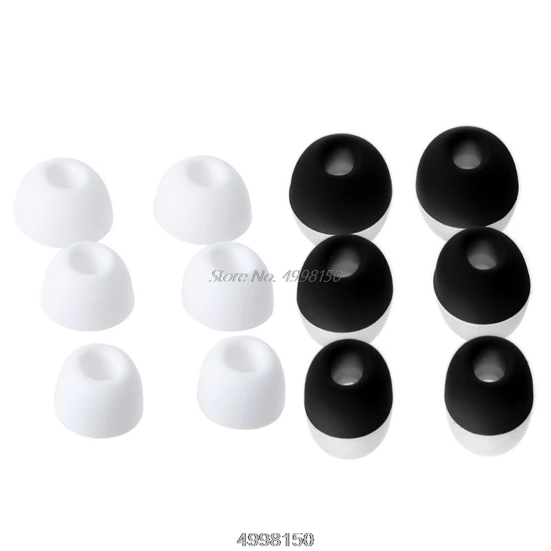 3 пары наконечников для ушей Мягкие силиконовые вкладыши AirPods Pro Прямая