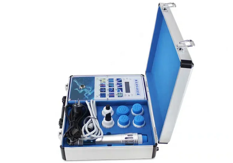 

New Physical therapy equipment 19ED Electromagnetic Extracorporeal Shock Wave Therapy Machine pain relief body relax massager