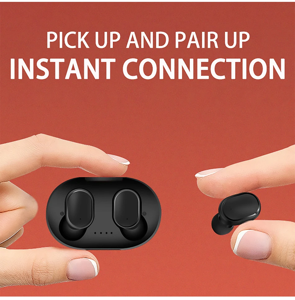 

Bluetooth Stereo Headset sport Earphone A6S PRO Wireless Headphone Earbuds microphone with charging box for smartphone earpods