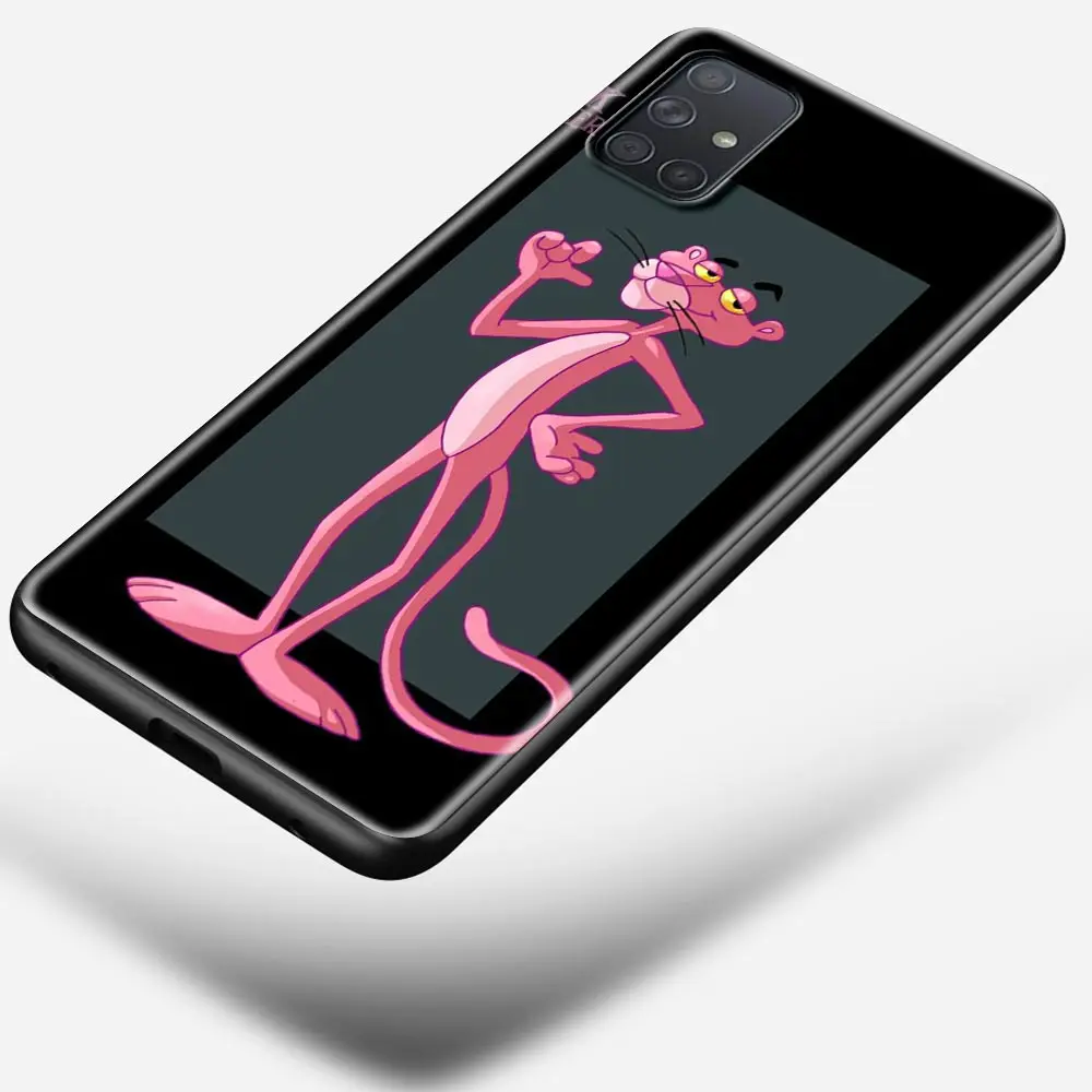 

Pink Panther Shockproof Soft Coque For Samsung Galaxy A50 A70 Silicone Shell A10 A10S A20 A30 A40 Phone Case Shell