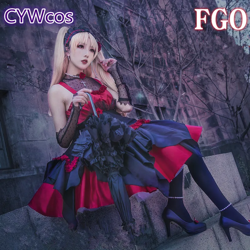 Хит! Предпродажа Fate/Grand Order FGO Moon Cancer Girlfriend Ereshkigal карнавальный костюм женские