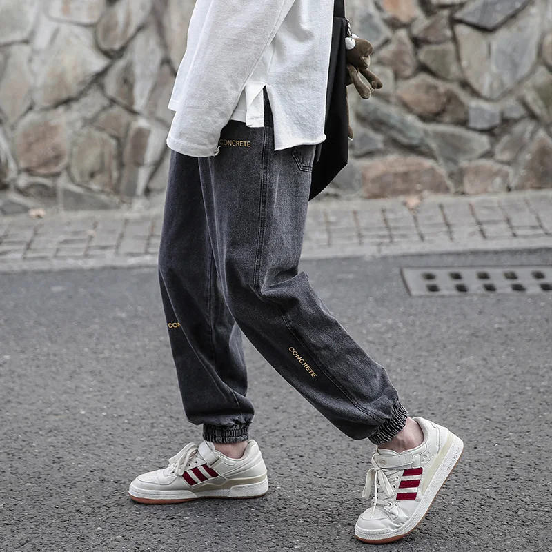

SingleRoad Mens Baggy Jeans Men 2020 Autumn Oversized Wide Leg Korean Style Denim Pants Harajuku Fashion Blue Jeans For Men
