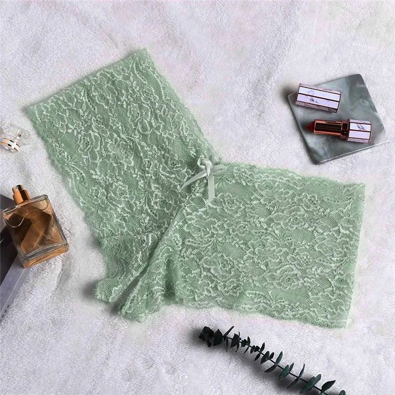 Women Sexy Underwear Lace Lingerie Plus Size Open Cortch Intimates Bow Boyshort Panties Woman Bielizna Damska S-3XL | Женская одежда