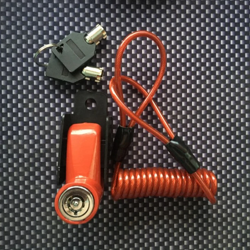 Portable Electric Skateboard Lock Disc Brakes Wheels for Xiaomi Mijia M365 Scooter Skate Board Anti-theft Metal Steel Wire | Спорт и