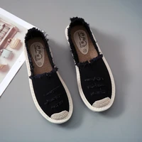 women flats ballerina shoes slip on casual lady canvas shoes loafers breathable female espadrilles driving footwear