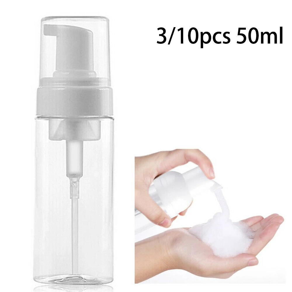 

50ML Spray Bottle Travel Soap Foaming Mousse Dispenser Accessory Universal