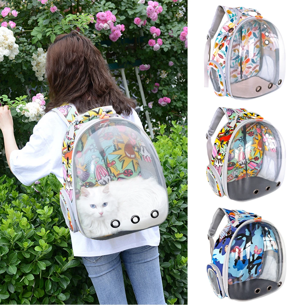 Портативная переноска для собак сумка маленьких средних кошек дышащая домашних