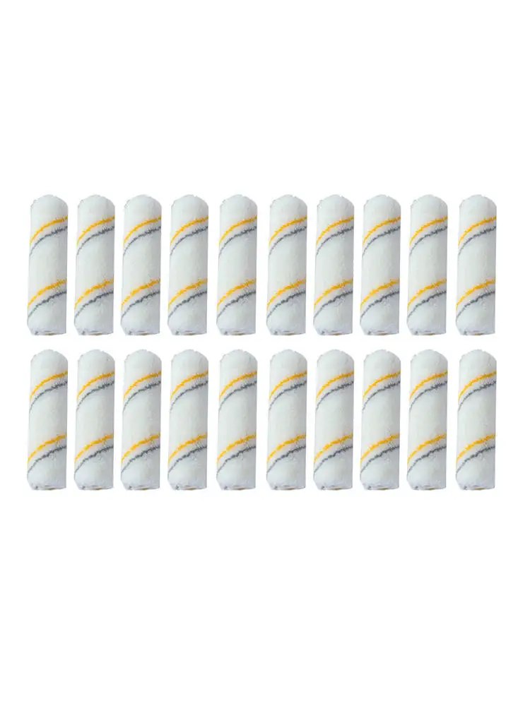 20 штук 4 дюймов ремесло Краски пенные ролики декораций для кисти гладкая